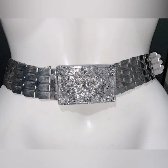 no brand | Accessories | Vintage Silver Tone Fish Scale  display picture 1